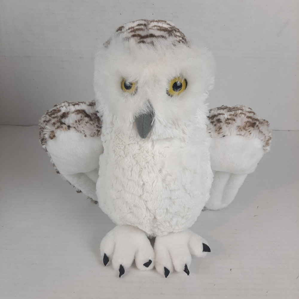 🛍Wild Republic 11-12" Animal Stuffed Toy Cuddly Plush Hedwig Snowy Owl Bird P3